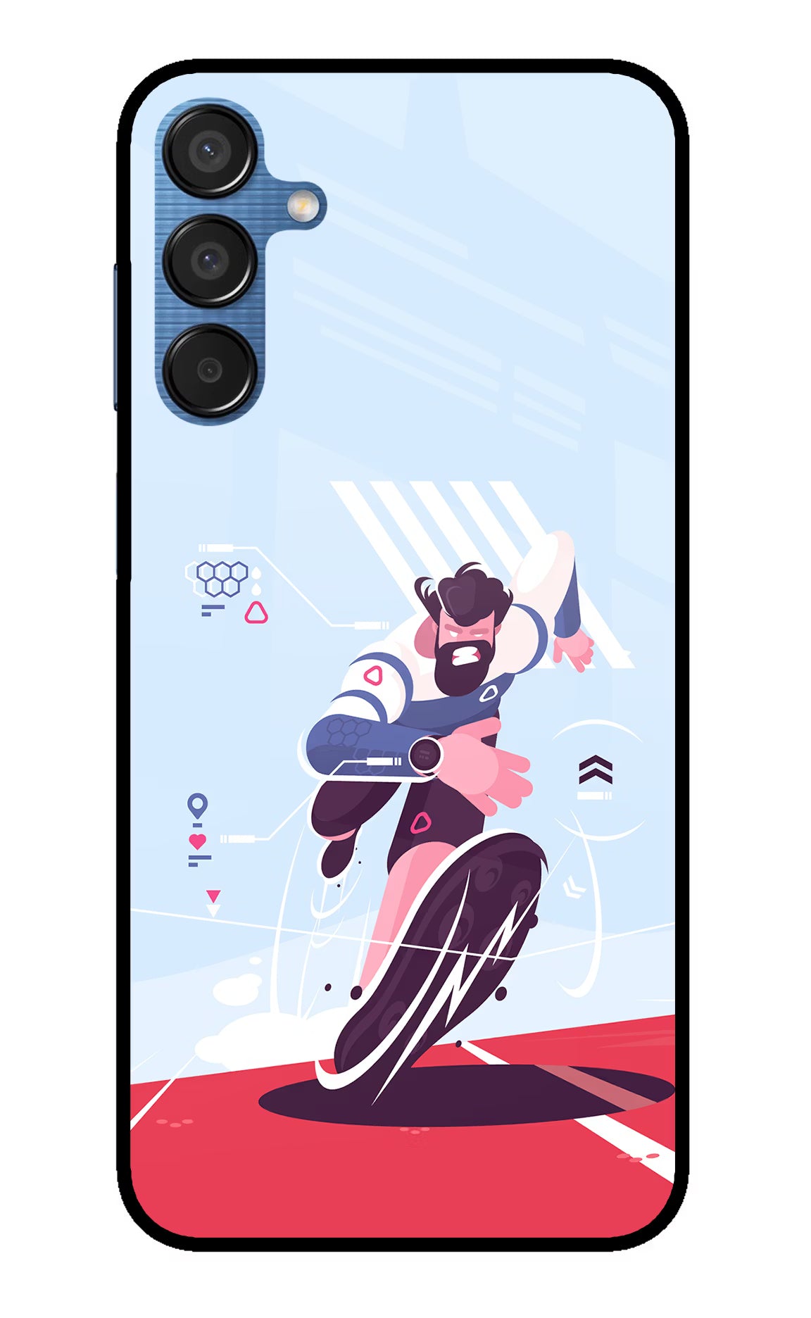 Run Pro Samsung M15 5G Glass Case