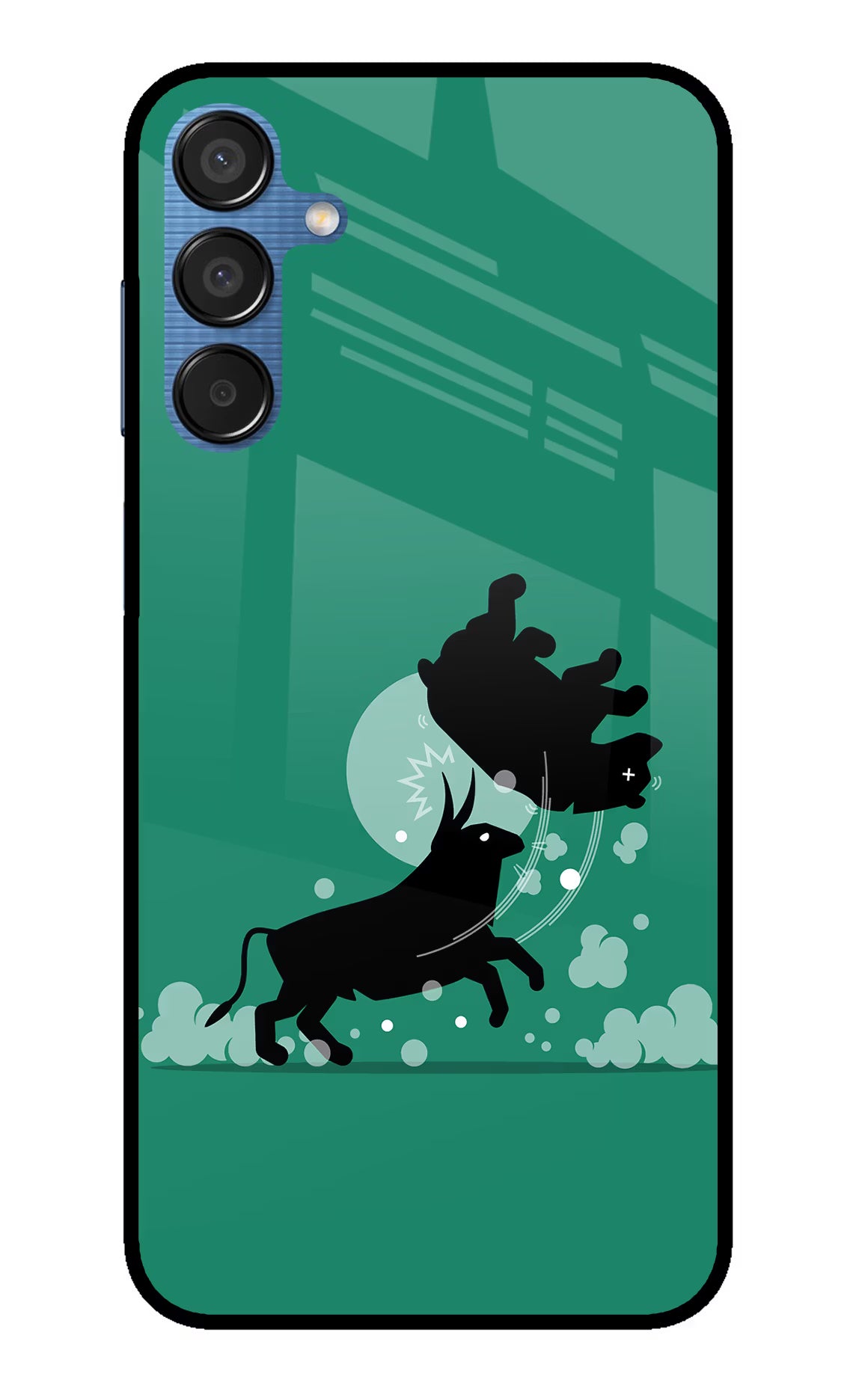 Bull Conqueror Samsung M15 5G Glass Case