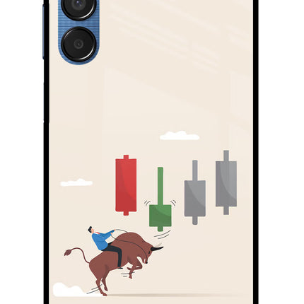 Bull Trading Momentum Samsung M15 5G Glass Case