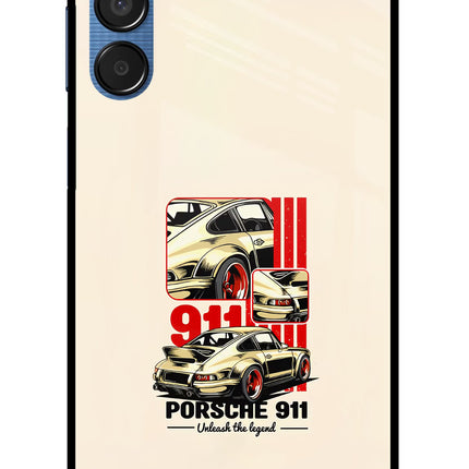 Classic Porsche 911 Samsung M15 5G Glass Case
