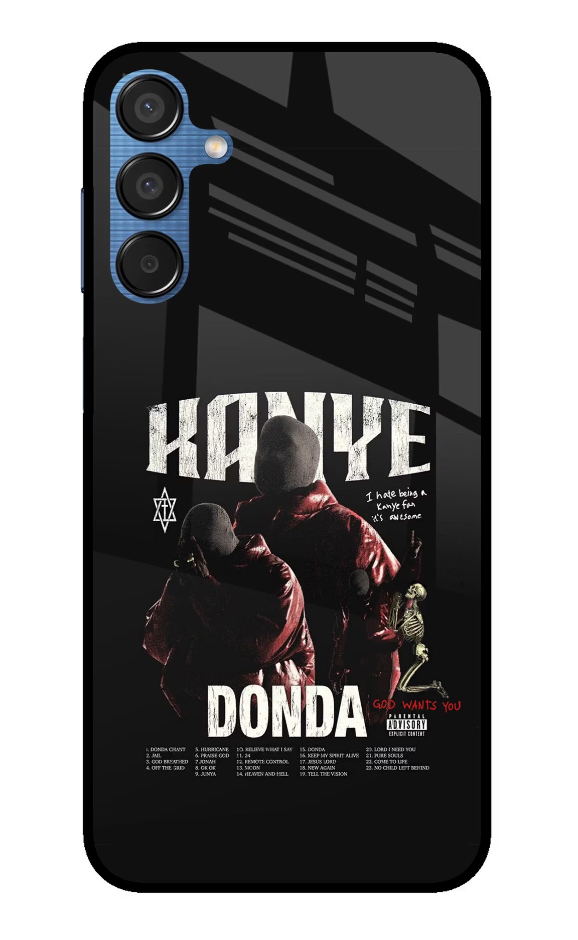 Donda Kanye West Samsung M15 5G Glass Case Back Cover by Casekaro