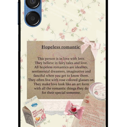 Hopeless Romantic Samsung M15 5G Glass Case
