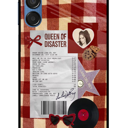 Queen of Disaster Samsung M15 5G Glass Case