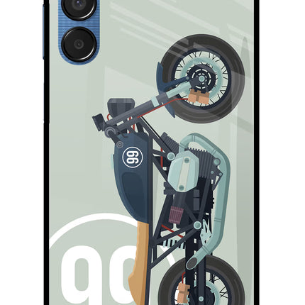 Classic Cafe Racer 99 Samsung M15 5G Glass Case