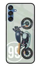 Classic Cafe Racer 99 Samsung M15 5G Glass Case