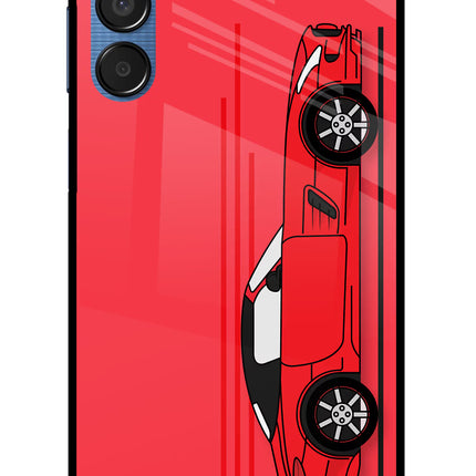 Red Velocity Samsung M15 5G Glass Case