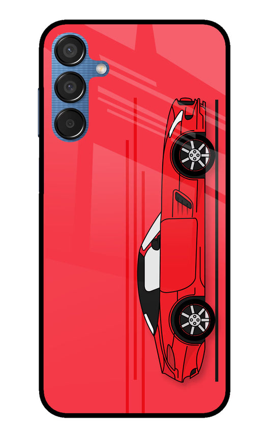 Red Velocity Samsung M15 5G Glass Case