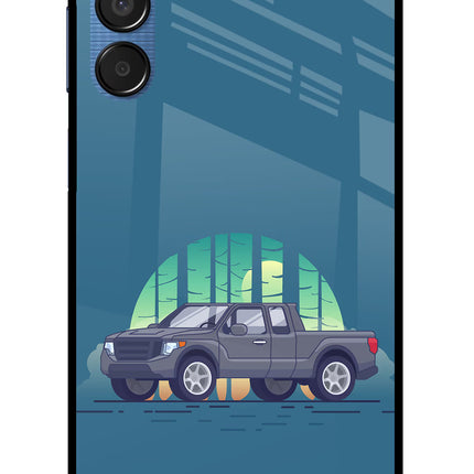 Retro Garage Vibe Samsung M15 5G Glass Case