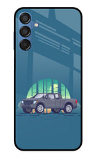 Retro Garage Vibe Samsung M15 5G Glass Case
