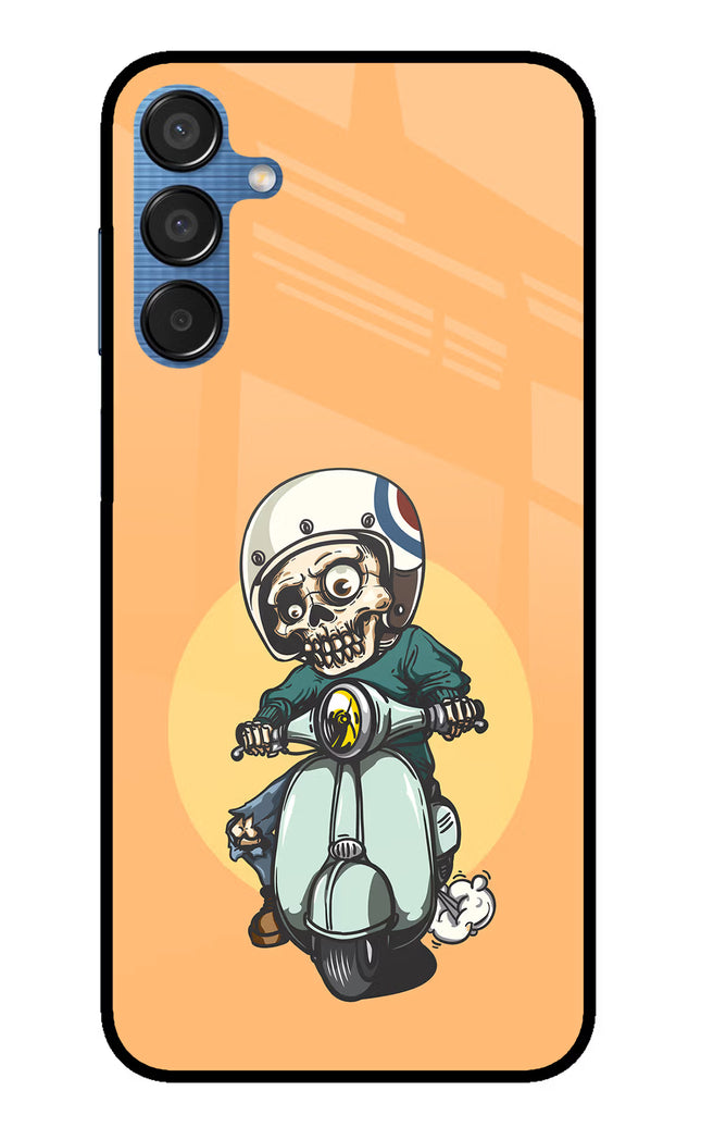 Undead Biker Samsung M15 5G Glass Case
