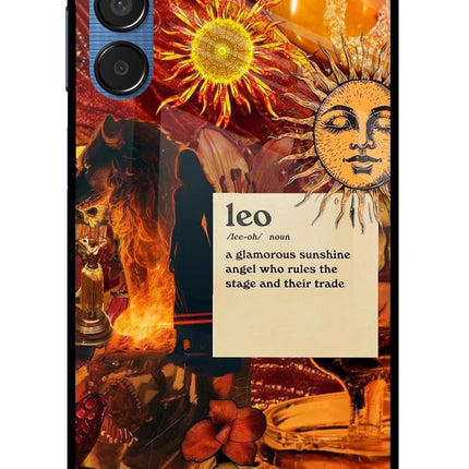 Leo Zodiac Samsung M15 5G Glass Case