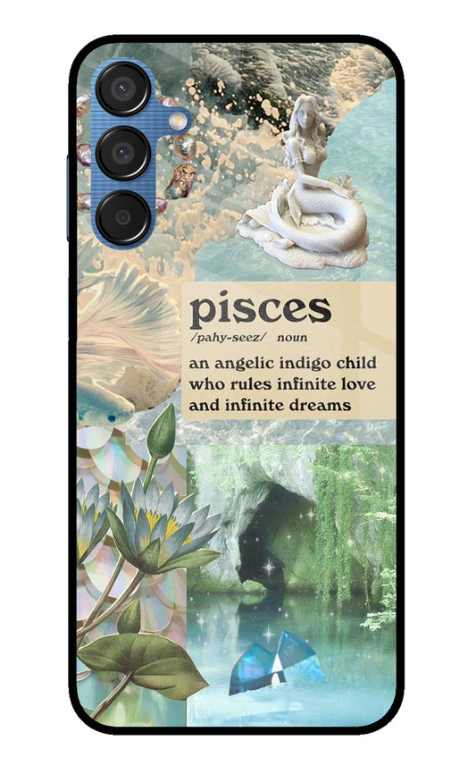 Pisces Zodiac Samsung M15 5G Glass Case