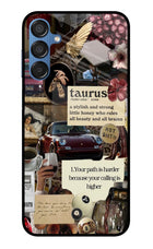 Taurus Zodiac Samsung M15 5G Glass Case
