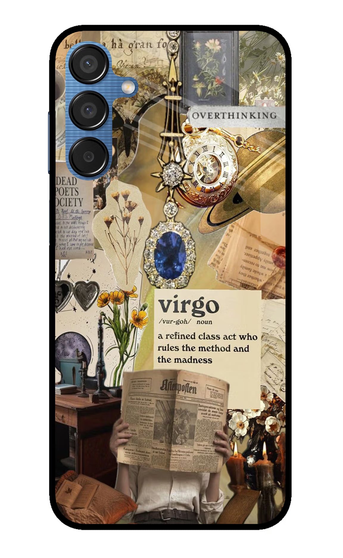 Virgo Zodiac Samsung M15 5G Glass Case