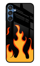 Fired Up – Black Samsung M15 5G Glass Case