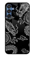 Twin Dragons Samsung M15 5G Glass Case