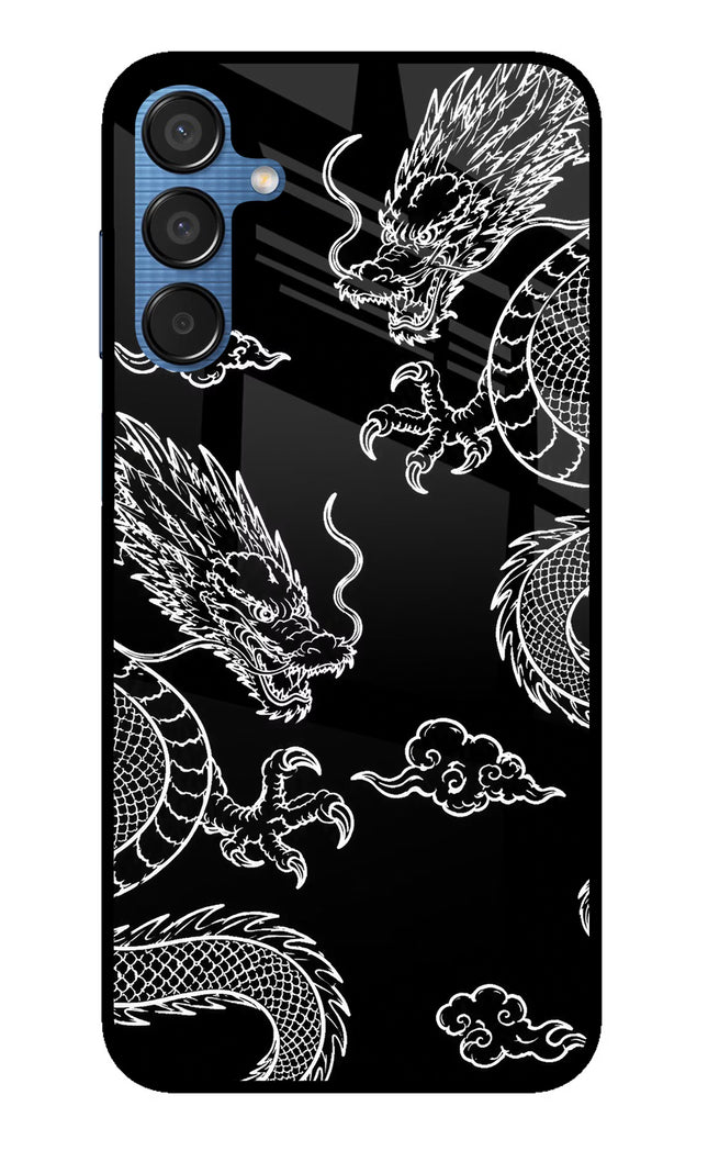 Twin Dragons Samsung M15 5G Glass Case