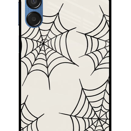 Spider Web Samsung M15 5G Glass Case