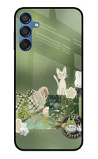 Aesthetic anime Samsung M15 5G Glass Case