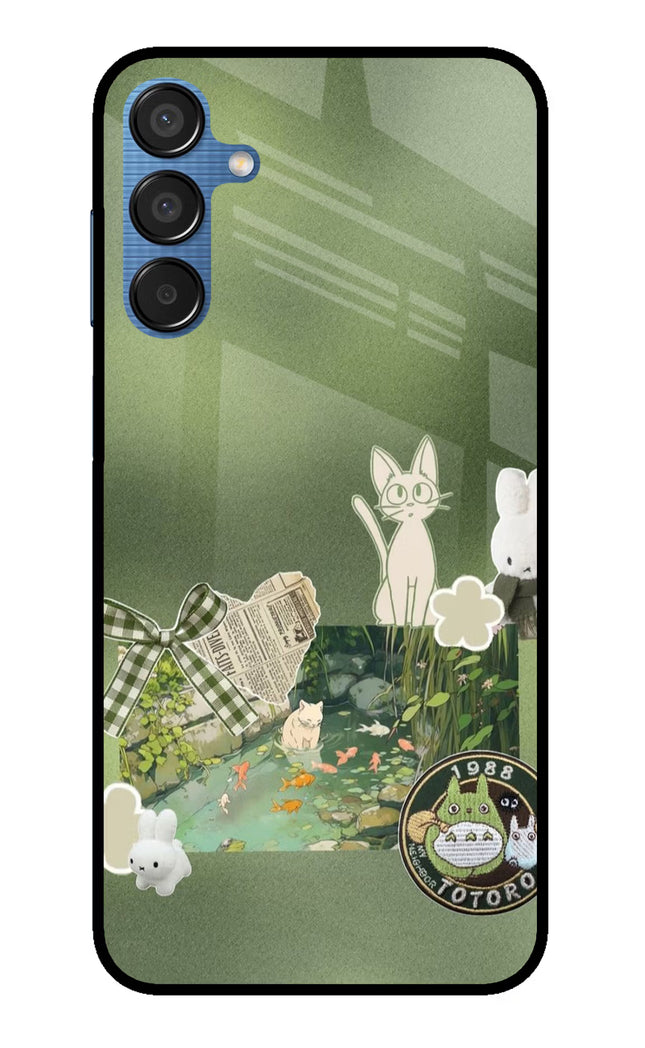 Aesthetic anime Samsung M15 5G Glass Case