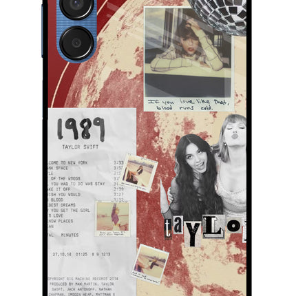 Taylor Swift Samsung M15 5G Glass Case