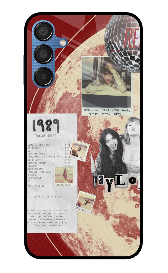 Taylor Swift Samsung M15 5G Glass Case