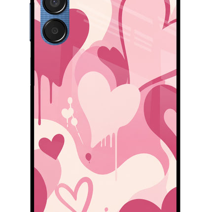 Hearty case Samsung M15 5G Glass Case