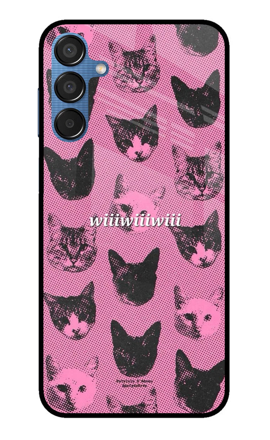 Pink Cats Samsung M15 5G Glass Case