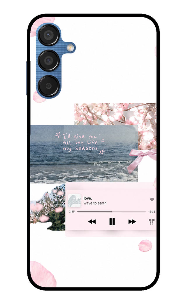 Wave to earth Samsung M15 5G Glass Case