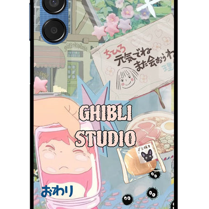 Studio Ghibli Samsung M15 5G Glass Case