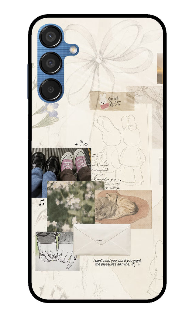 Soft Aesthetic Samsung M15 5G Glass Case