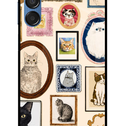 Mirror Cats Samsung M15 5G Glass Case