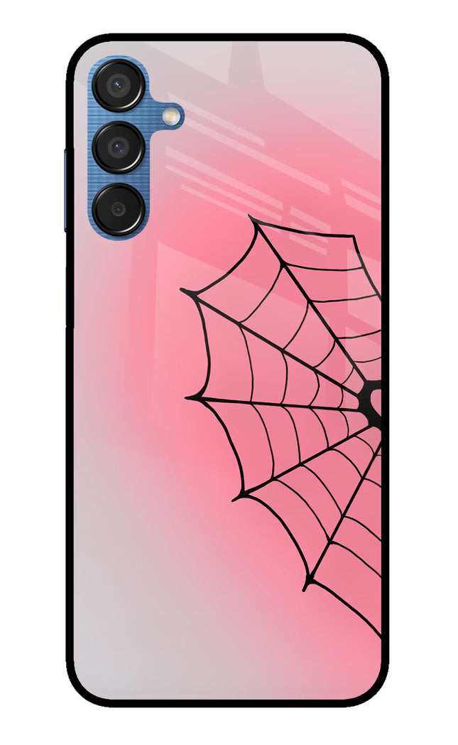 Pink Web Samsung M15 5G Glass Case