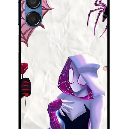 Gwen Verse Samsung M15 5G Glass Case Back Cover by Casekaro