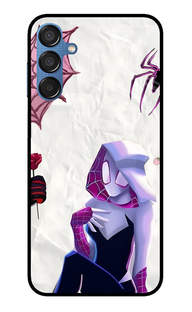 Gwen Verse Samsung M15 5G Glass Case Back Cover by Casekaro