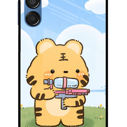 Tiger Treat Samsung M15 5G Glass Case