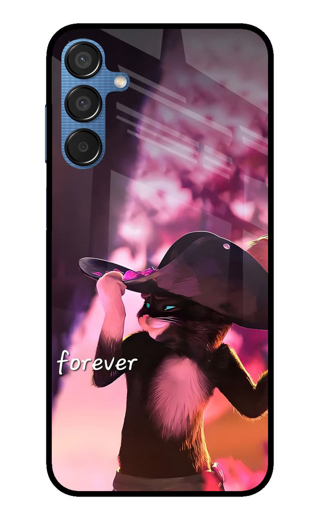 Forever Cat Samsung M15 5G Glass Case