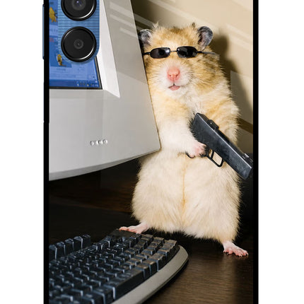 Hacker Hamster Samsung M15 5G Glass Case