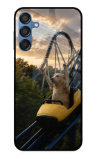 Rollercoaster Dog Samsung M15 5G Glass Case