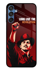 Bhagat Singh Revolution Samsung M15 5G Glass Case