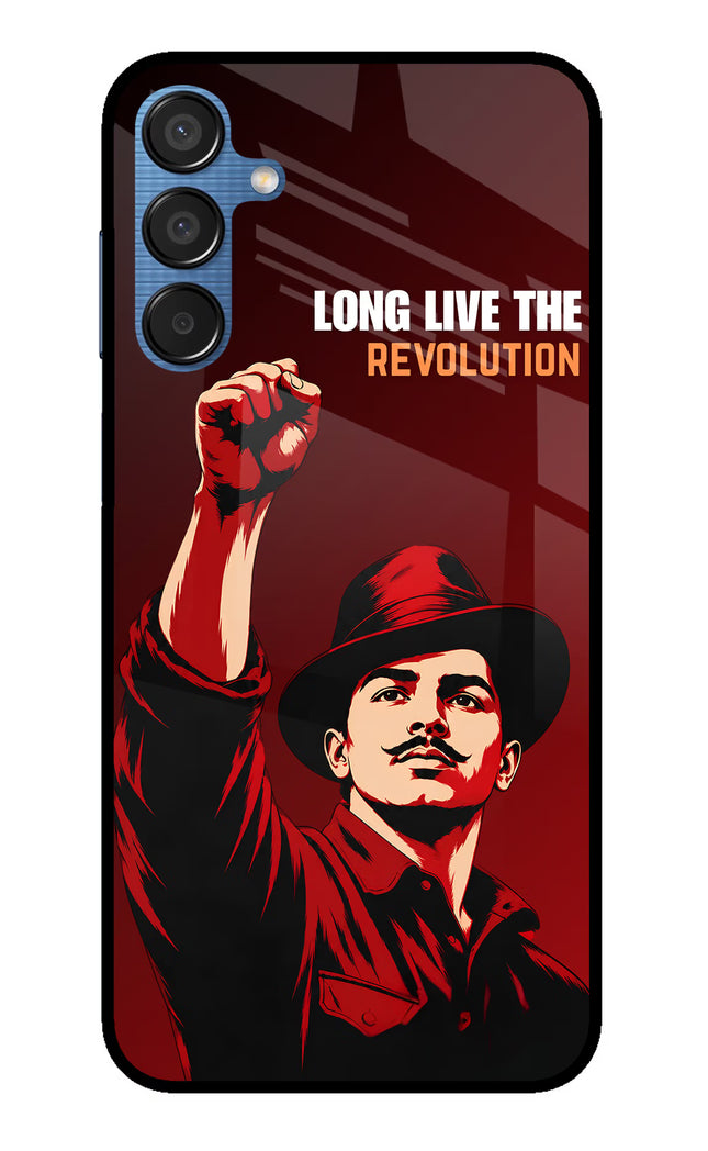Bhagat Singh Revolution Samsung M15 5G Glass Case