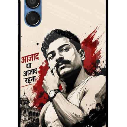 Chandrashekhar Azad Fearless Samsung M15 5G Glass Case