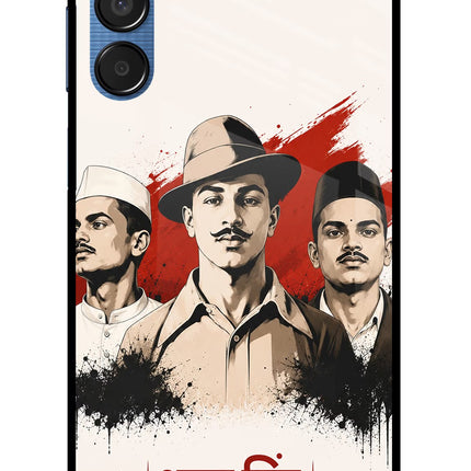 Bhagat Singh Trio Samsung M15 5G Glass Case