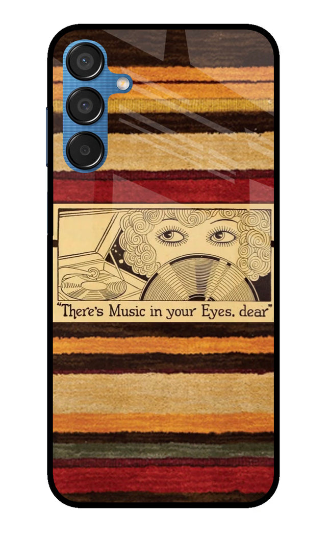 Vinyl Stripes Samsung M15 5G Glass Case