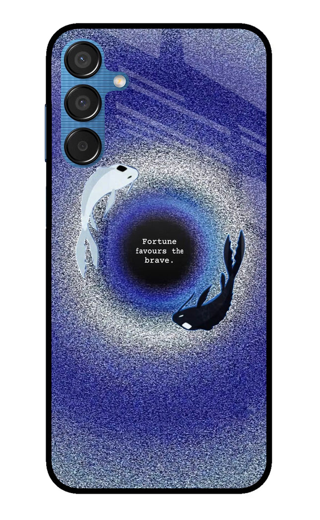 Dark Koi Samsung M15 5G Glass Case