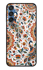 White Mayura Samsung M15 5G Glass Case
