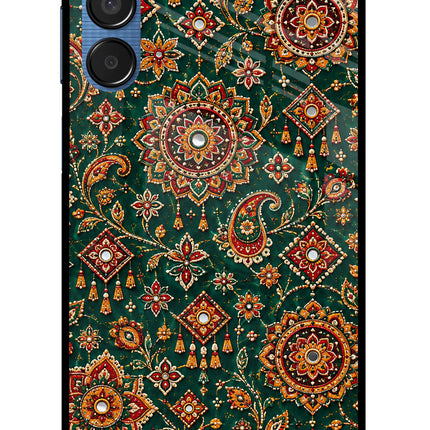 Green Pataka Samsung M15 5G Glass Case