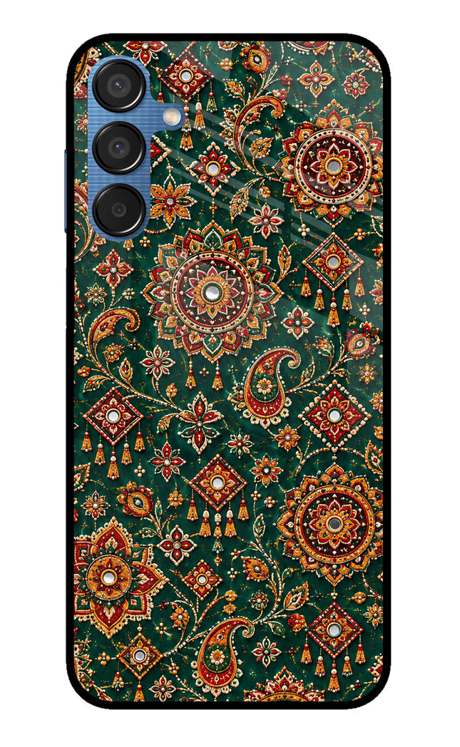 Green Pataka Samsung M15 5G Glass Case