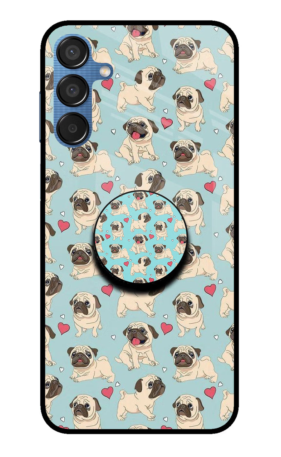 Pug Dog Samsung M15 5G Pop Case, Glass case