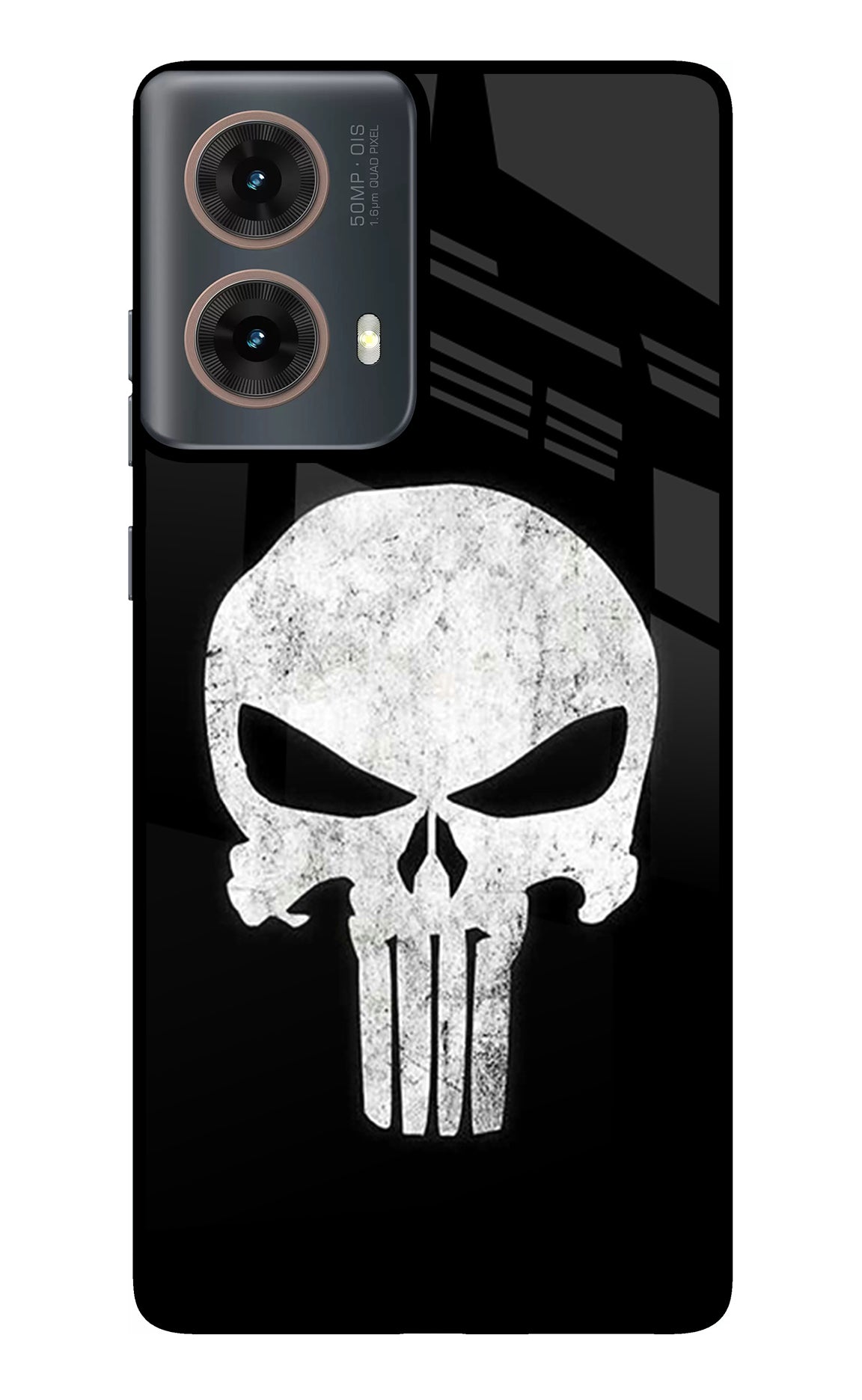 Punisher Skull Motorola G85 Glass Case